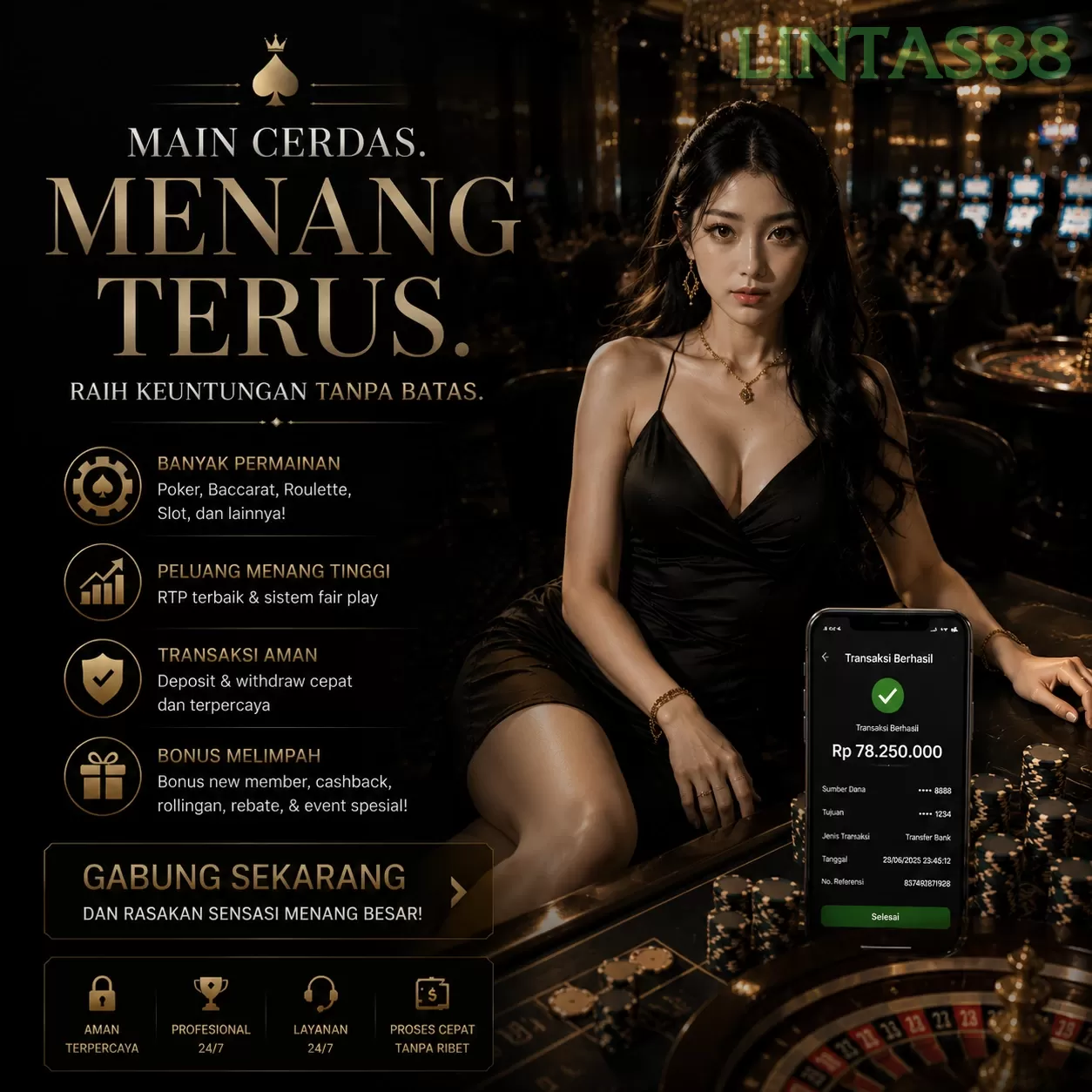 Main lintas88agendaratq Menang Jackpot Besar